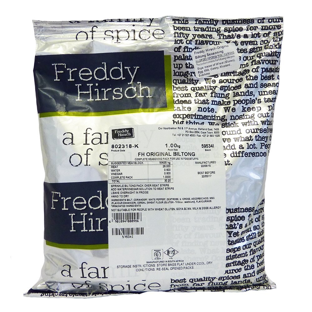 Freddy Hirsch Original Biltong Spice Pack of 1 gallery