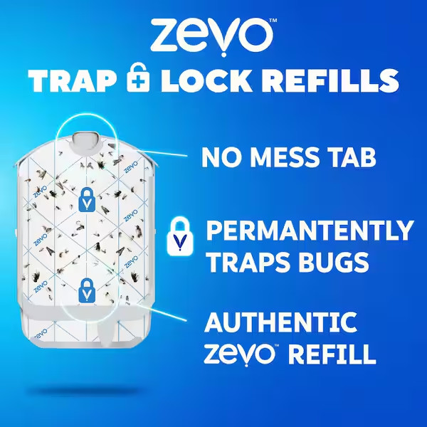 Zevo Flying Insect Trap, Fly Trap Refill Cartridges (2 Refill Cartridges) gallery
