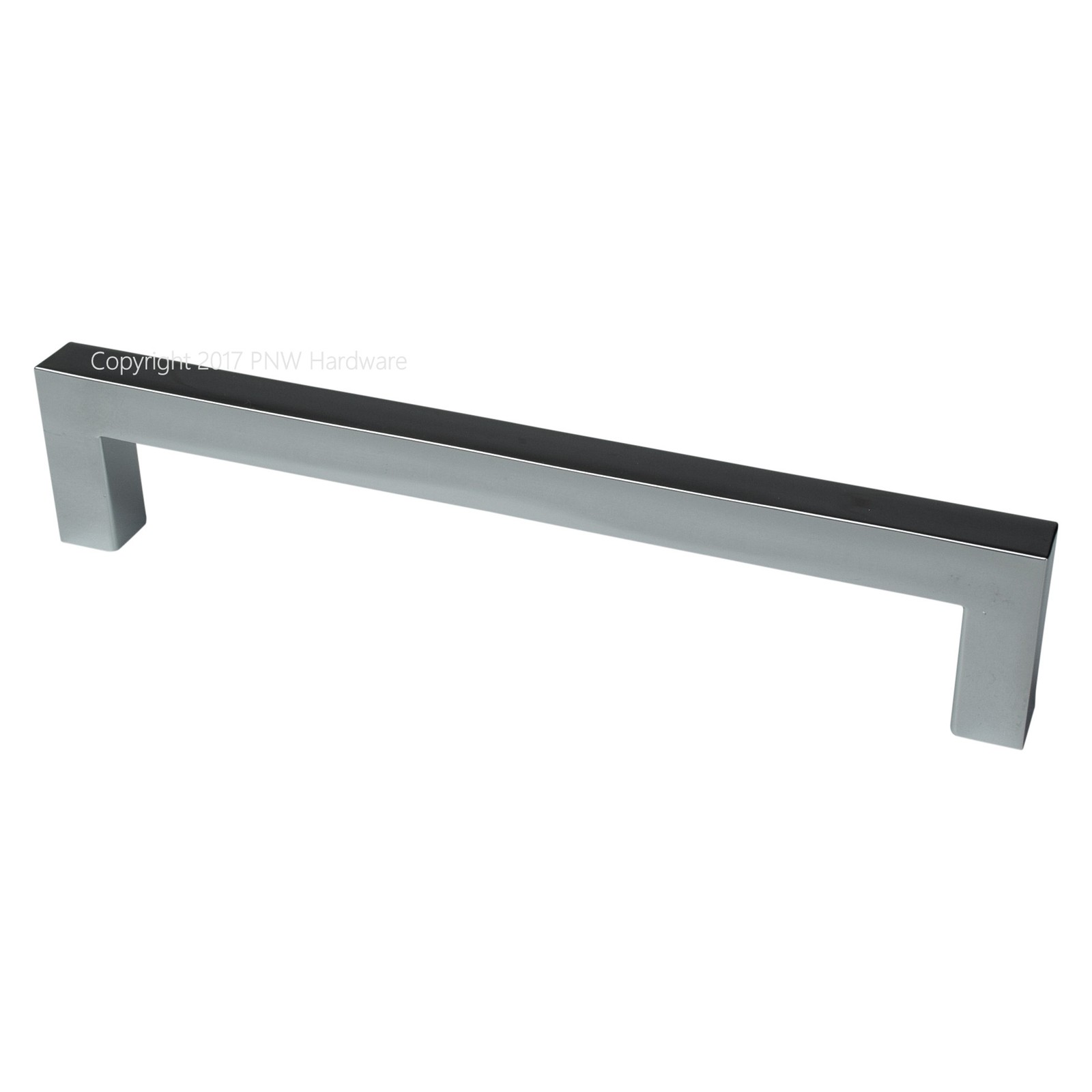 Jeffrey Alexander Stanton 625-128PC Polished Chrome Square Cabinet Bar Pull gallery