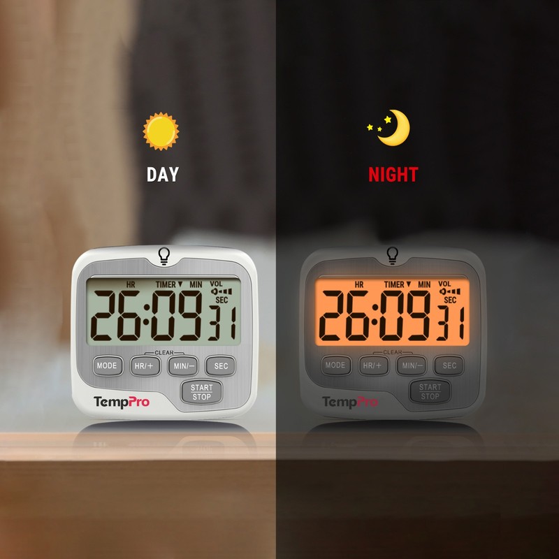 Large LCD Digital Kitchen Cooking Timer Count-Down Up Clock Loud Alarm Magnetic gallery