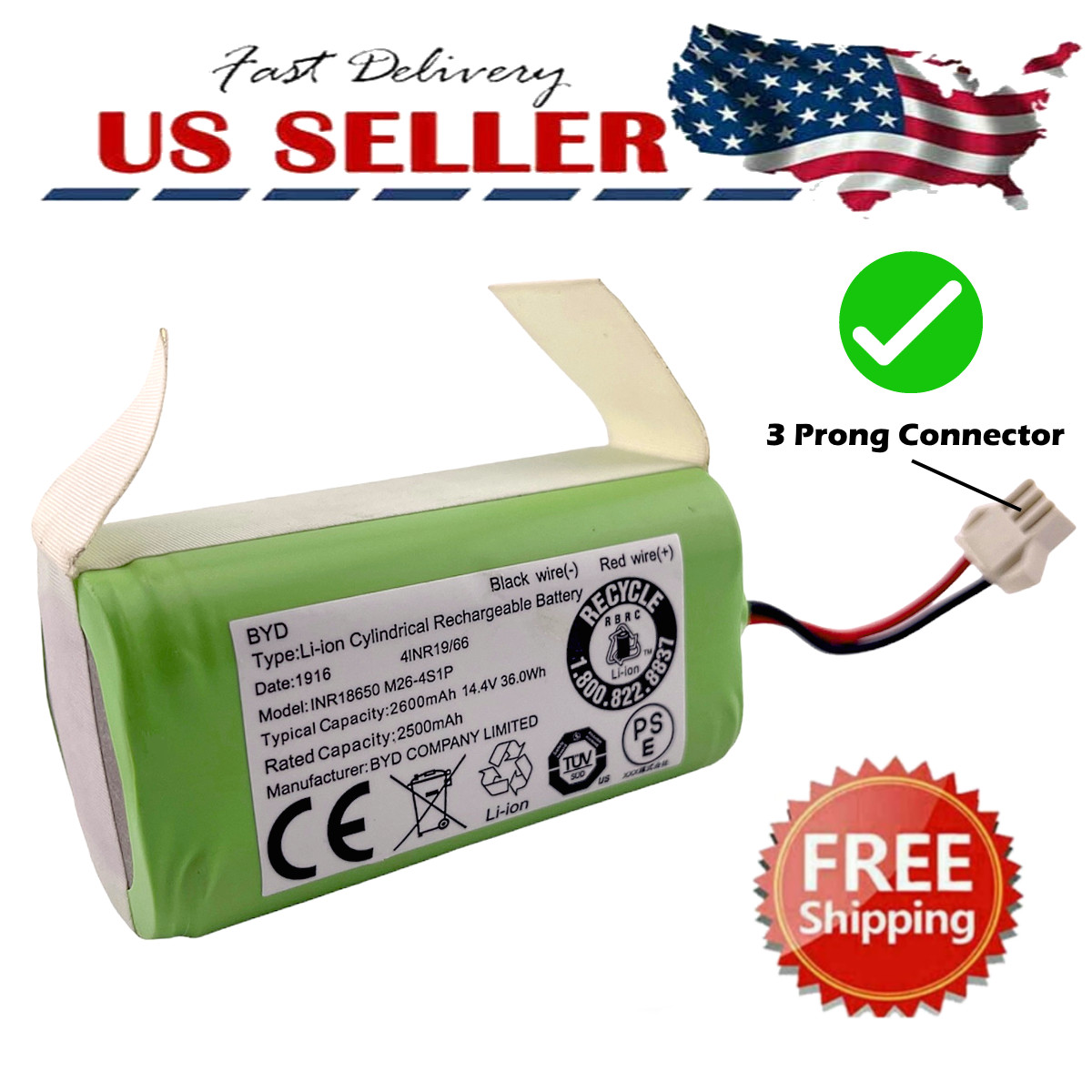 Original Battery For Ecovacs Deebot N79 N79S DN622 Eufy 11 11S 15 15C 15S 25C 30 gallery