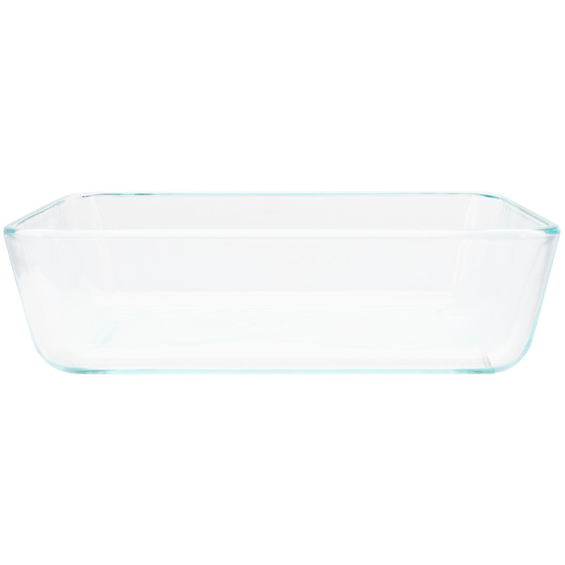 Pyrex 7211 6-Cup Rectangle Glass Storage Dish w/ 7211-PC 6-Cup Cadet Blue Lid gallery