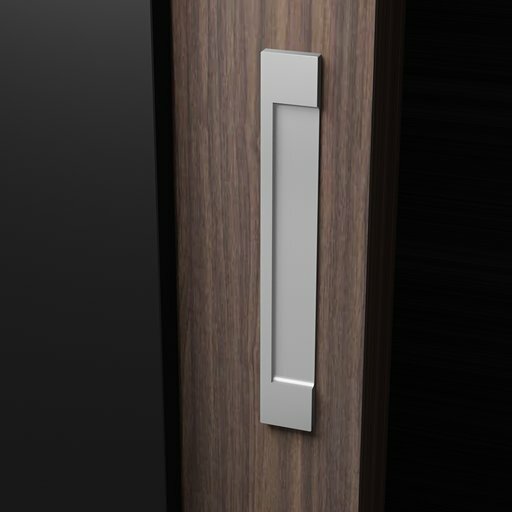 2 Finger Pull Flush Self-Stick on Handle Bypass Sliding pocket Doors Adhesive gallery