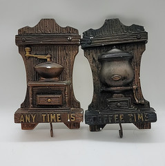 Any Time is Coffee Time Wall Plaques Signs Vintage 1973 Miller Studio