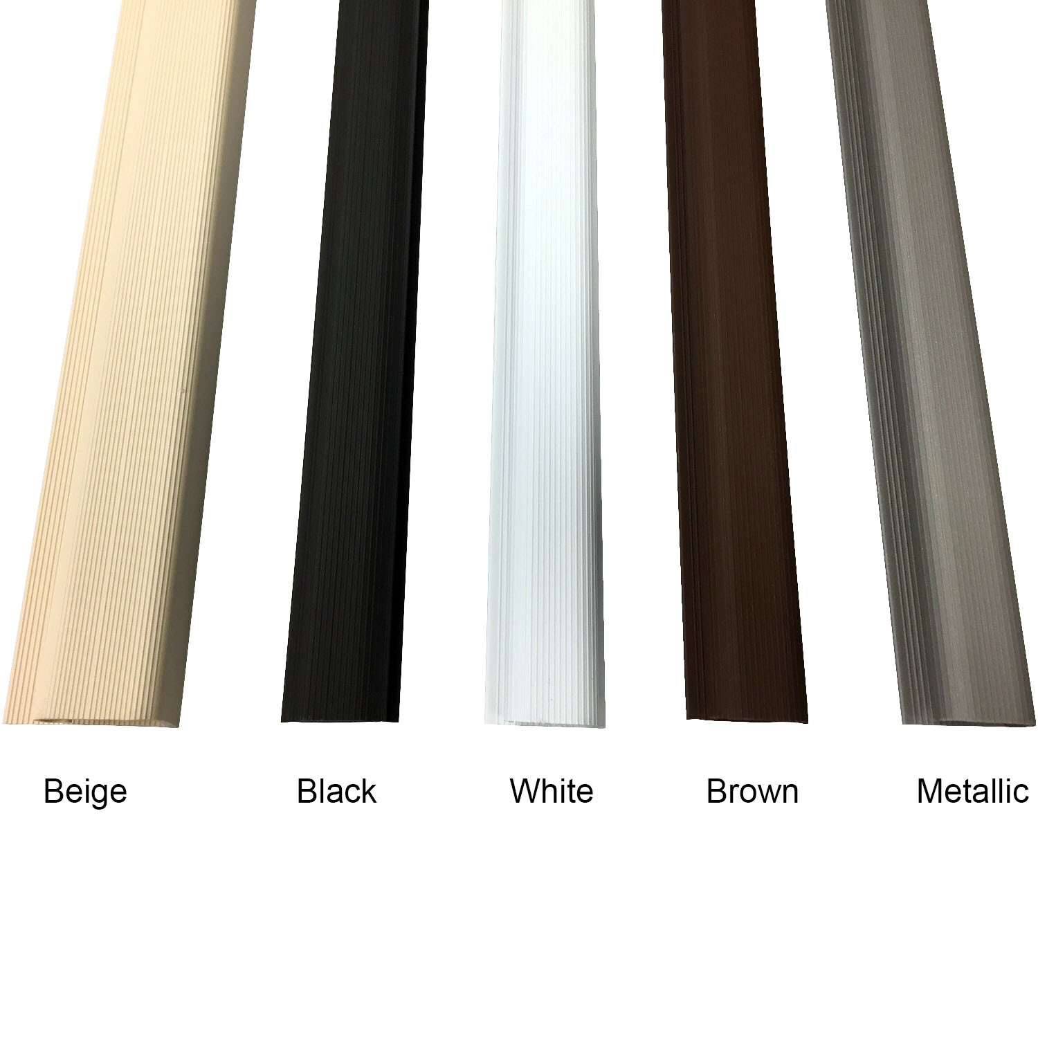 J Channel Cable Surface Raceways - 48" Length - Black, Beige, White gallery