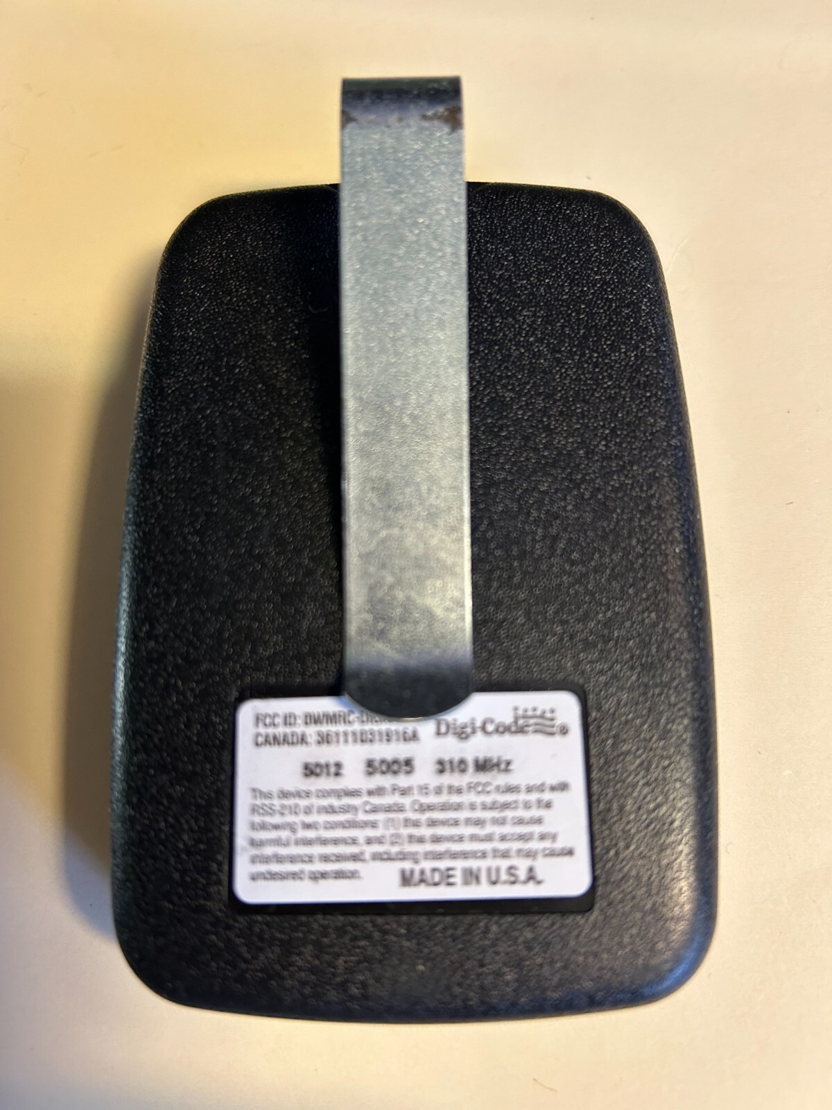 Multicode gate opener remote control model Digi-Code 5012 5005 310 Mhz gallery