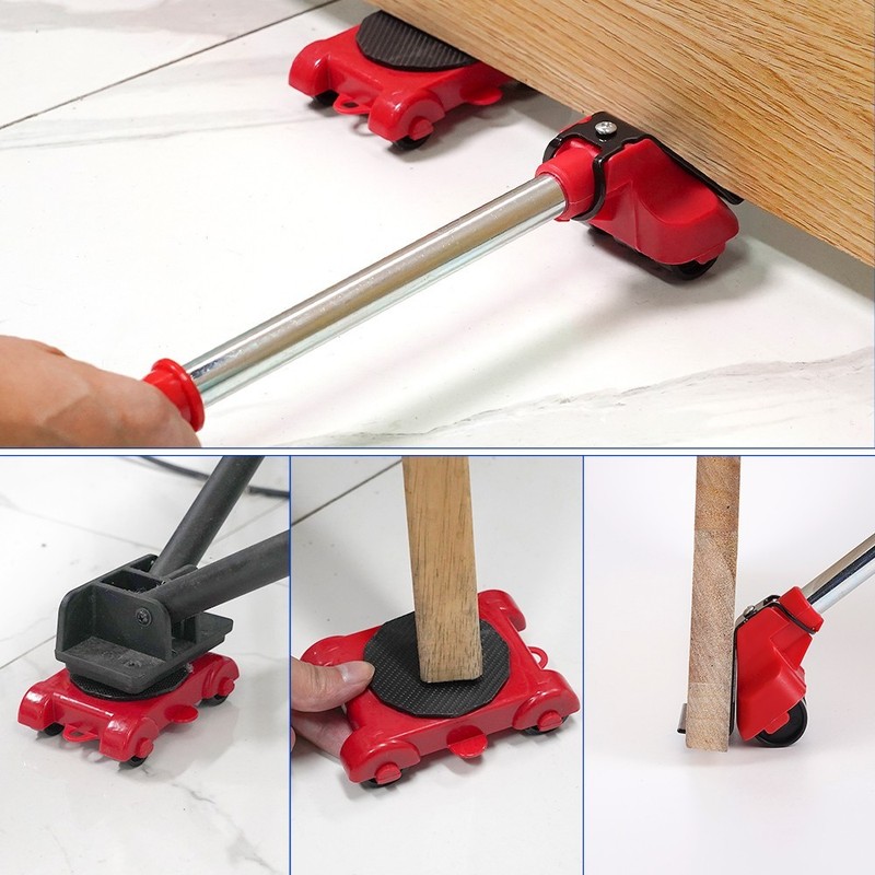 Furniture Lifter Mover Tool Set 8 Wheel Moving Sliders for Heavy Duty Furniture gallery
