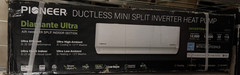 PIONEER HIGH WALL SPLIT INDOOR SECTION DC INVERTER / HEAT PUMP 115V, 60Hz, 1PH