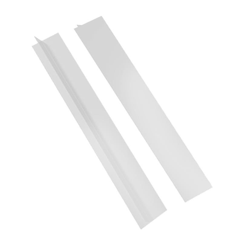 2 Pack Flexible Kitchen Stove Gap Covers, Silicone 21in&25in, White,25in gallery