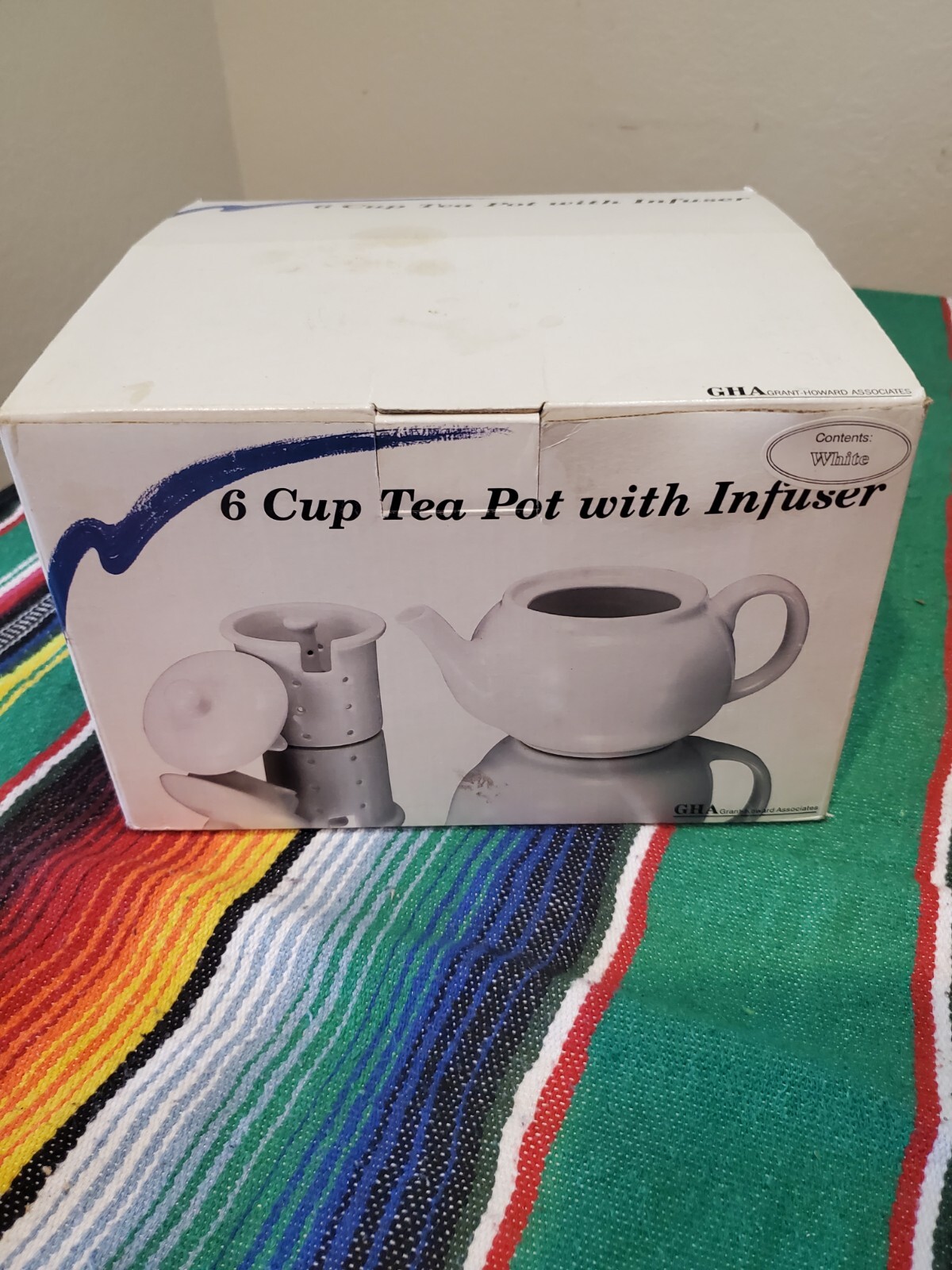 6 Cup Tea Pot With Infuser Glassware Brand New gallery
