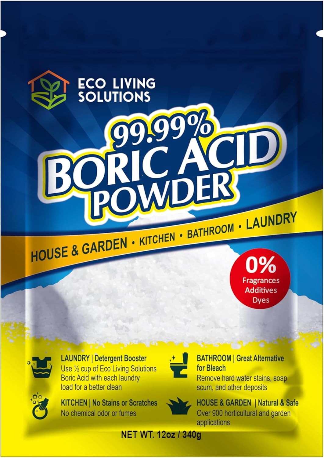 MULTIPURPOSE CLEANER BORIC ACID POWDER Laundry Unscented Bathroom Cleaner Powder gallery