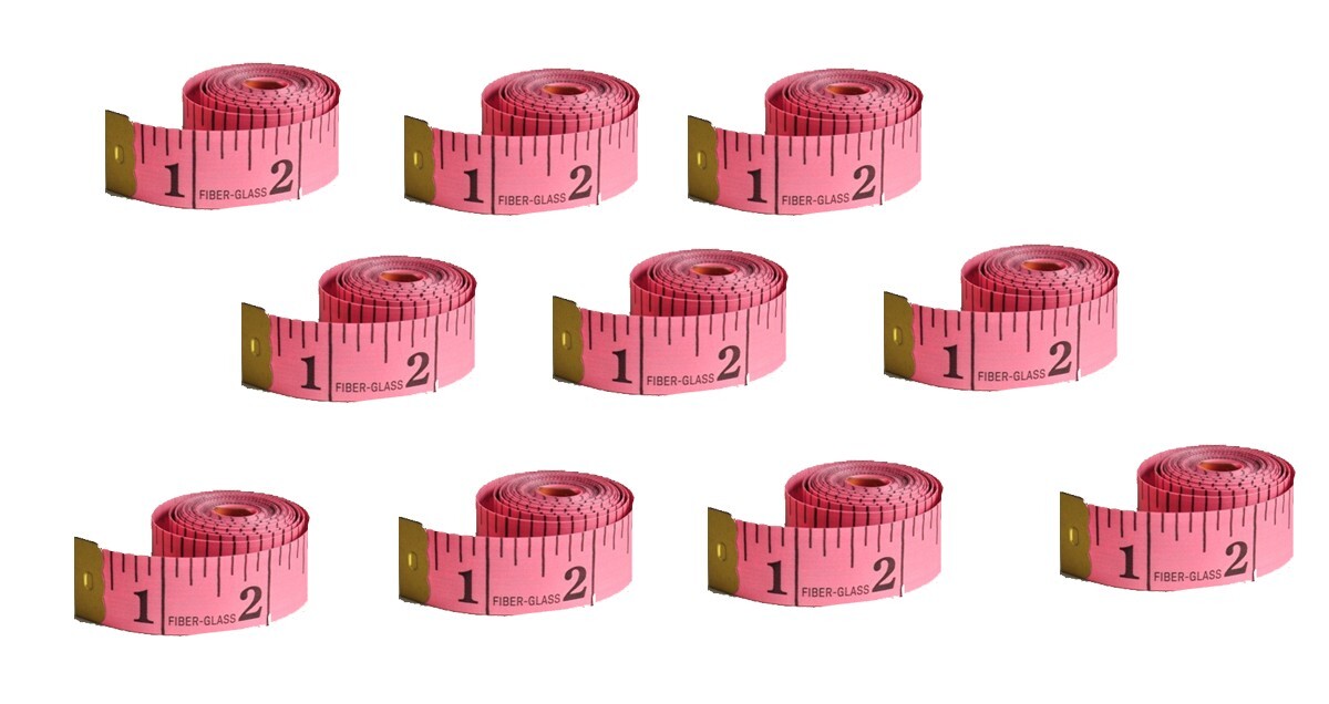 60"/150cm Soft Body Measuring Ruler Sewing Cloth Tailor Tape Measure US Seller A gallery