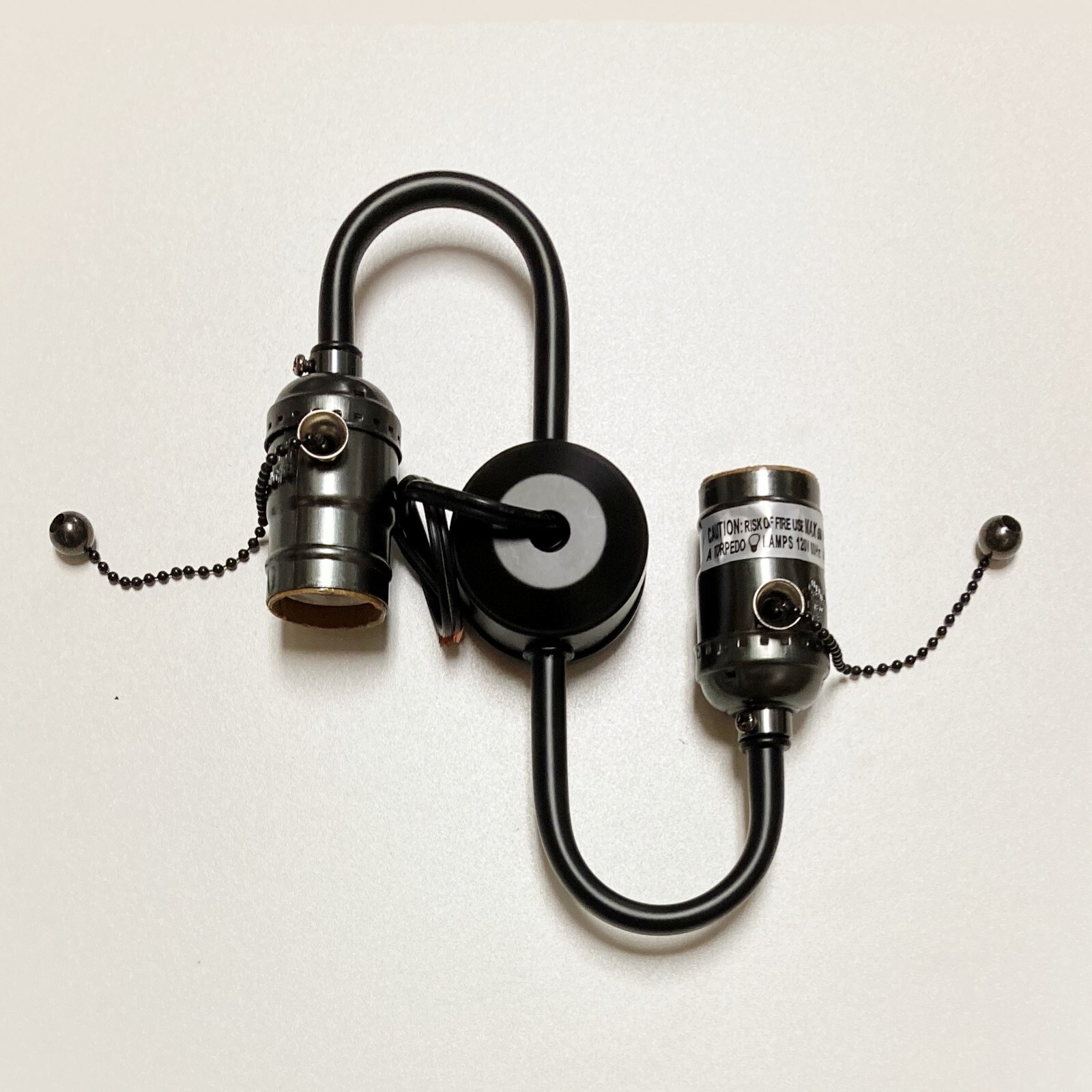 Lamp Parts 2-Socket On/Off Pull Chain S-CLUSTER-Available In 4 Finishes (1-Pc) gallery