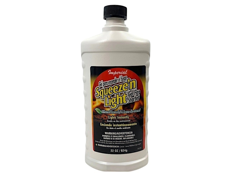 Imperial Squeeze’n Light Gel Firestarter, Liquid Kindling Fire Starter, 22 oz gallery