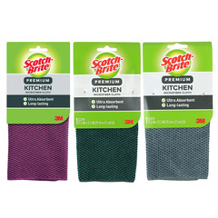Scotch-Brite Premium Kitchen Microfiber Cloth: Cloth / 1-pack (Color May Vary)