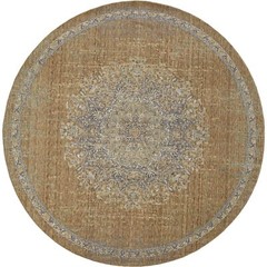 63 X 91 Coffee Wool Rug