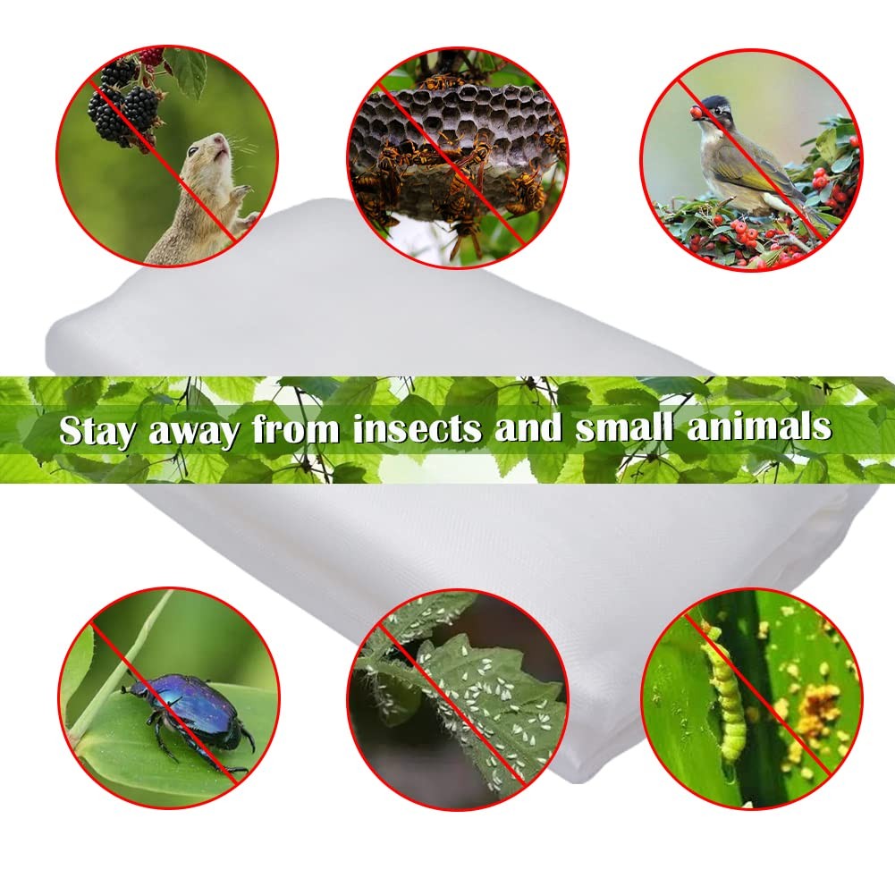 Fruit Tree Netting Covers with Zipper to Protect from Squirrels and Birds Large gallery