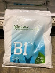 FloraFlex Nutrients BLOOM B1 B2 25lb (Flora Flex Bloom Powder water soluble)