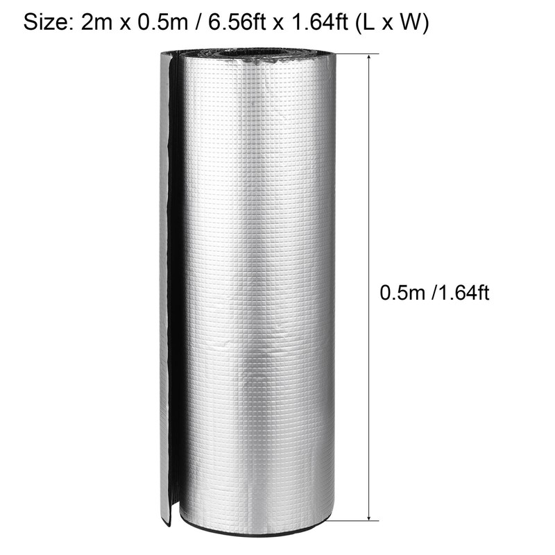 Insulation Sheet Self-adhesive Embossed Aluminum Foil Waterproof 2mx0.5mx5mm gallery
