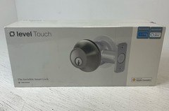 Level Touch, BT Deadbolt Smart Lock, Works w/ Ring & Alexa, C-L12U -Satin Nickel