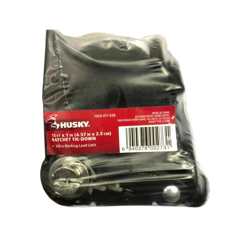 15 Ft. X 1 In. Ratchet Tie-Down Strap with S-Hook gallery