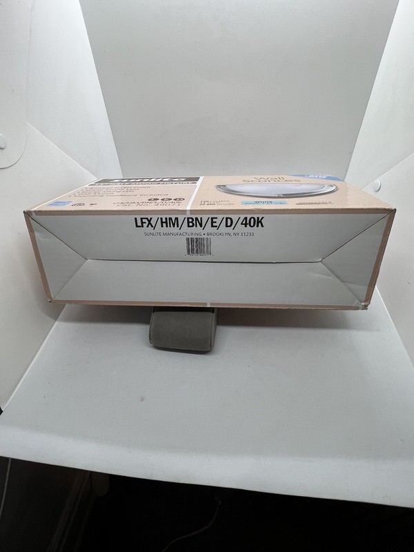 Sunlite 12" Half Moon Dimmable LED 49071 White Acrylic Lens Energy Star gallery