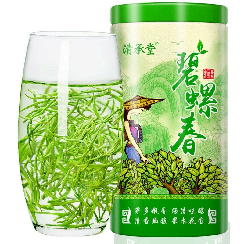 Biluochun Tea Spring Tea Fresh Chinese Green Tea Bi Luo Chun 250g Tin gallery