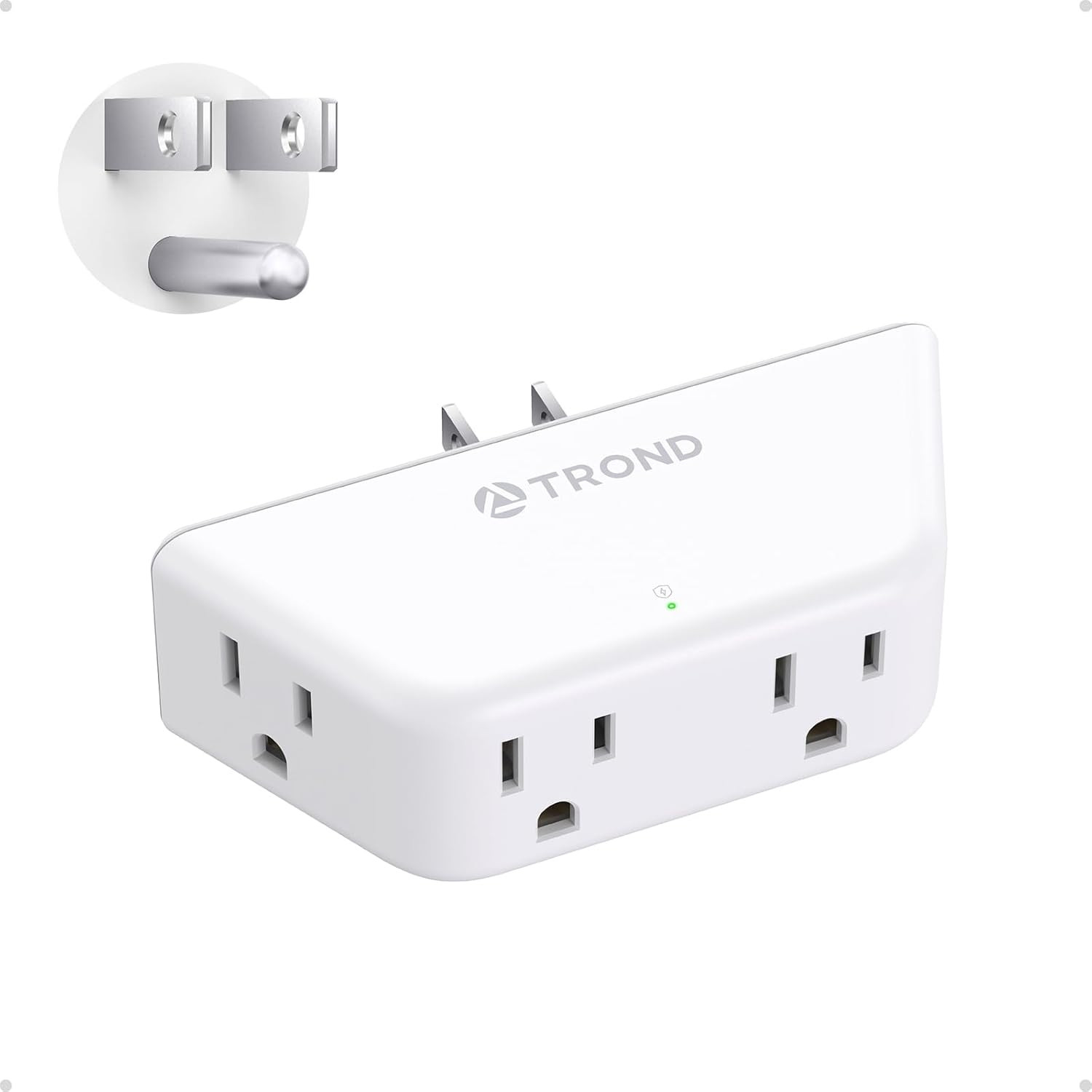 Outlet Extender Surge Protector - Multi Plug Wall Outlet with 4 Grounded Sockets gallery