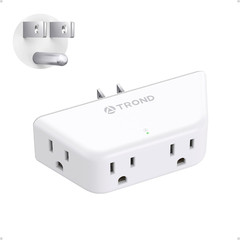 Outlet Extender Surge Protector – Multi Plug Wall Outlet with 4 Grounded Sockets