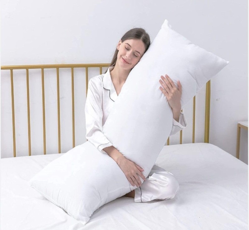 20x48 Inch Synthetic Down Alternative Rectangle Pillow Insert Form Stuffer fo... gallery