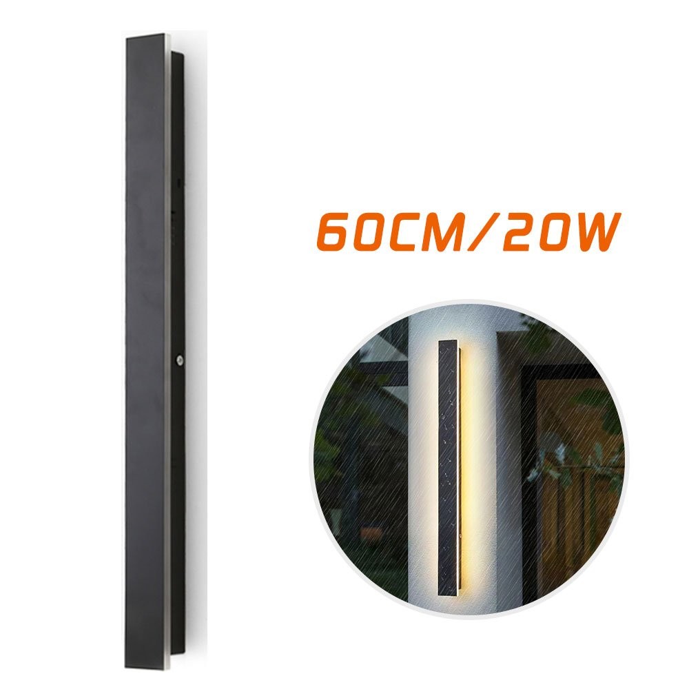 3000-6000K LED Wall Light Waterproof Outdoor Wall Lamp Long Strip Garden Balcony gallery
