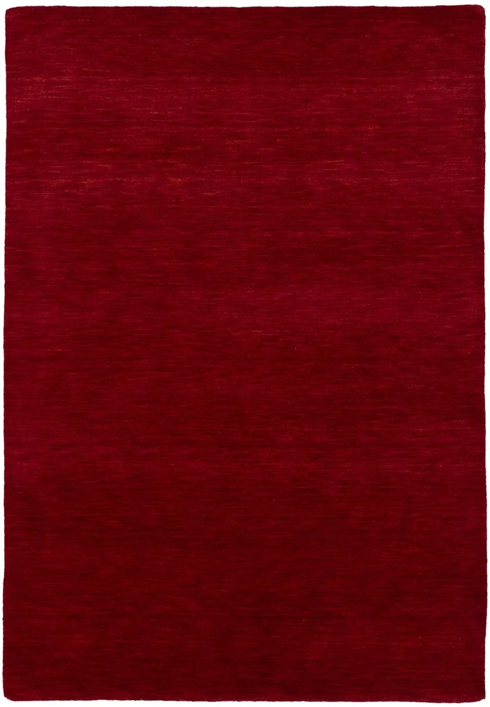 Red Solid Design Hand-Loomed 4X6 Gabbeh Wool Rug Oriental Home Decor Carpet