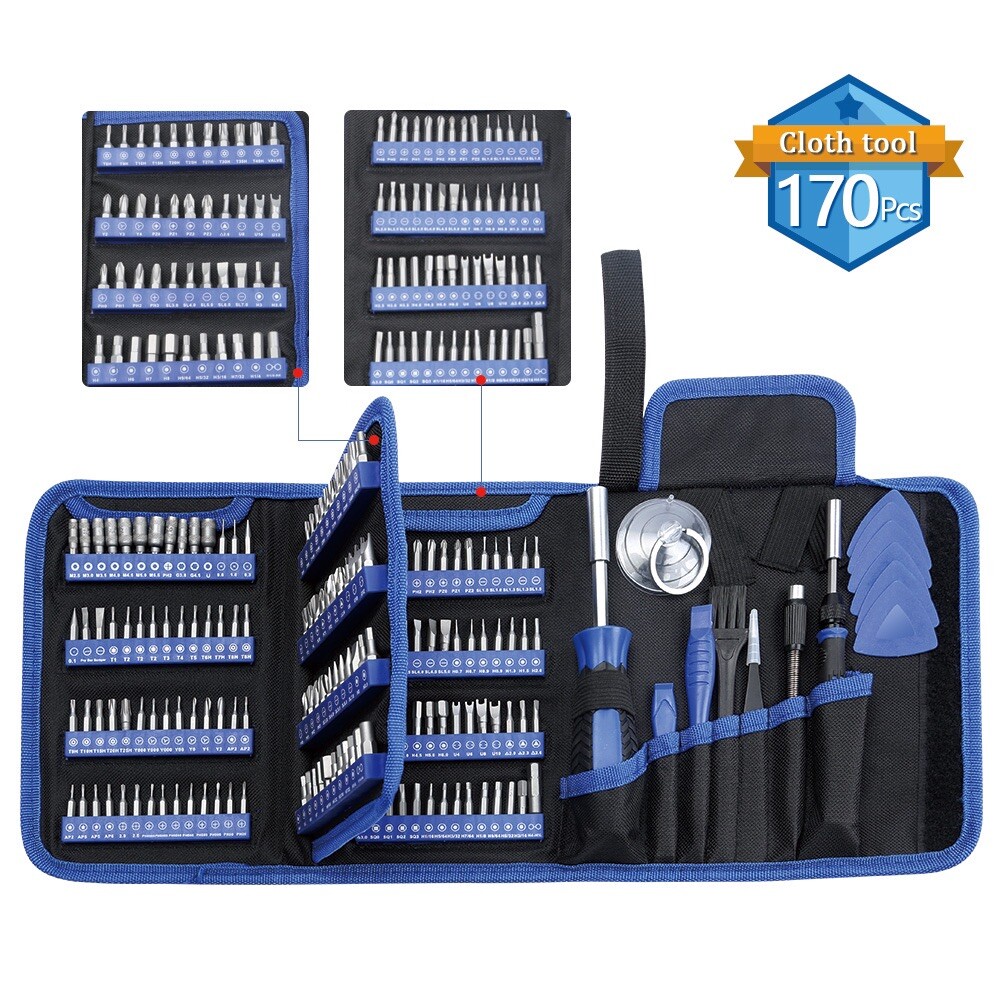 170PC ScrewdriverTorx Bit Set MAC Mini T2,T3,T4,T5,TR6,T7H,T8H,TR9,T10H MacBook gallery