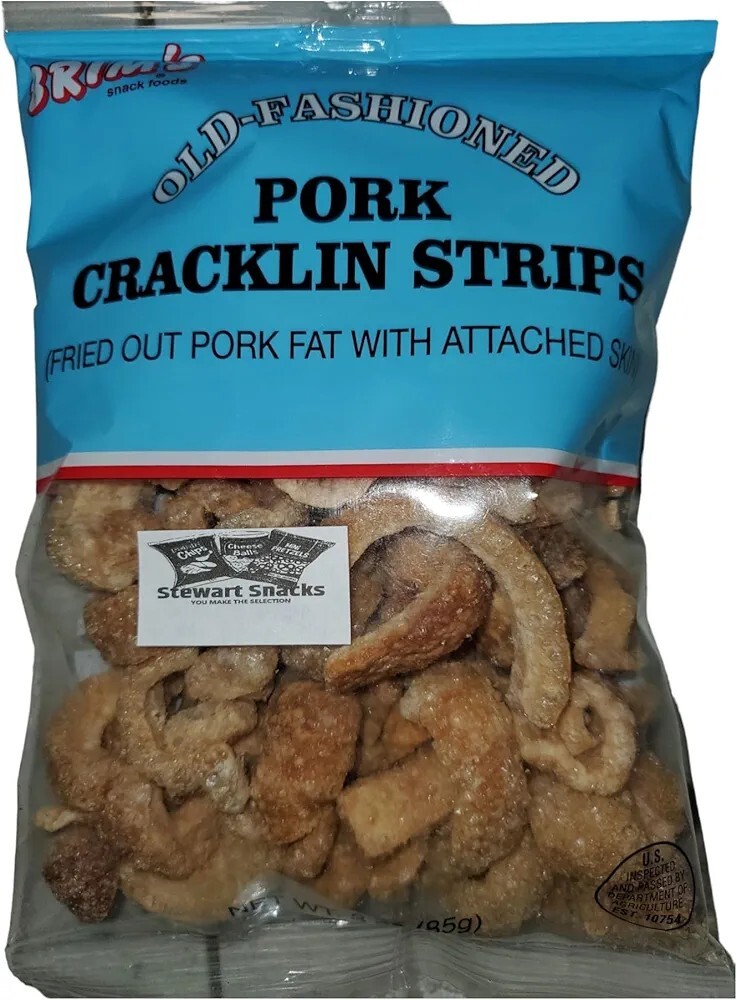 BRIM'S OLD- FASHIONED PORK CRACKLIN STRIPS 3oz/ 4pk gallery