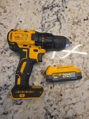 DEWALT DCD777 20V Max Brushless Cordless 1/2 In. Drill 1 Battery Included.