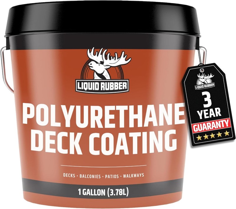 Textured Polyurethane Deck Coating - 10X Stronger Than Paint, Waterproof Sola... gallery