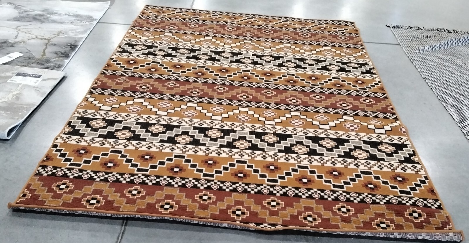 RUST / RED 6'-7" X 9'-6" Back Stain Rug, Reduced Price 1172744239 VER095-0334-6 gallery