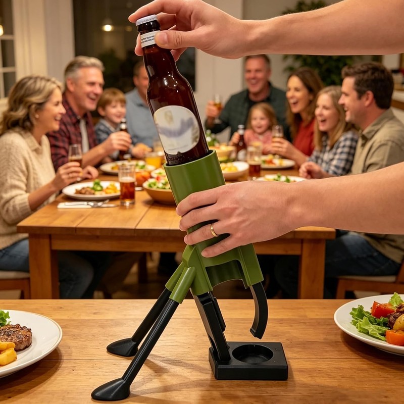 Mortar Bottle Opener For 12oz Bottles - Tactical Beer Cap Launcher - Fun Gift gallery