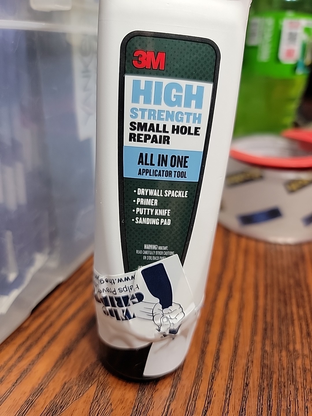 3M High Strength Small Hole Repair, All in One Applicator Tool Spackle Compound gallery