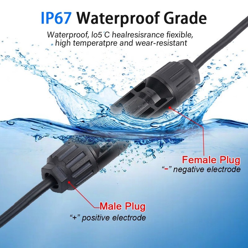 10ft Solar Panel Extension Cable Wire XT60 Female to Solar Connectors Cord 12AWG gallery