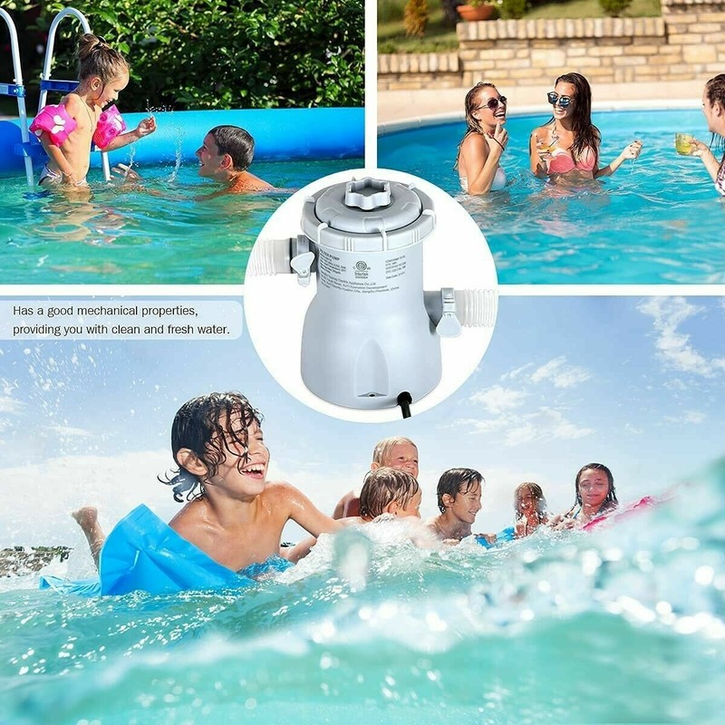 Zoetime Cartridge Pool Filter System & Pump For Above Ground Pool Model# 53011E gallery