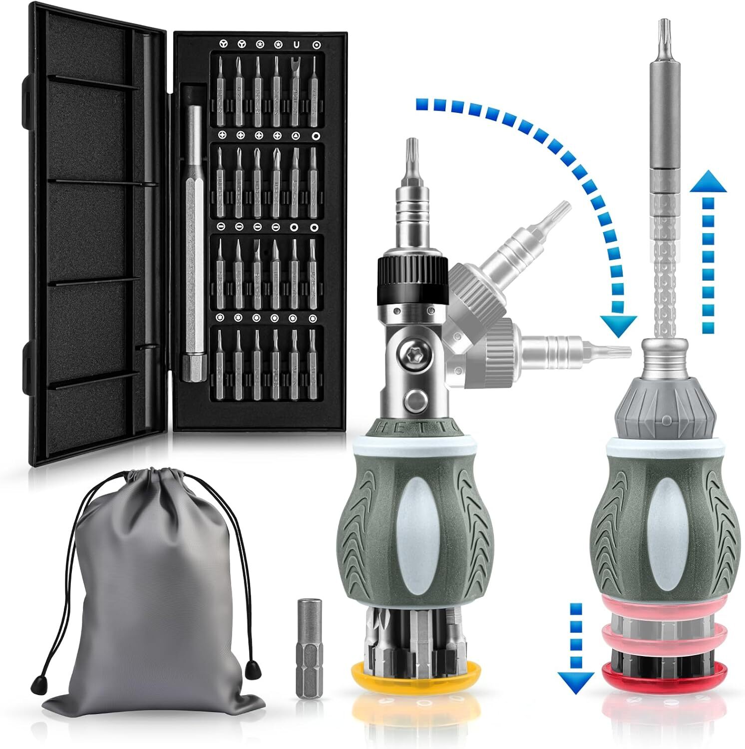 24 in 1 Precision Screwdriver Set Magnetic with Case for Electronics Repair gallery