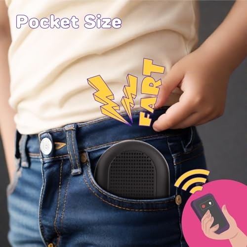 Remote-Controlled Fart Machine - Pocket-Sized Prank Toy for April Fools' Day, Fu gallery