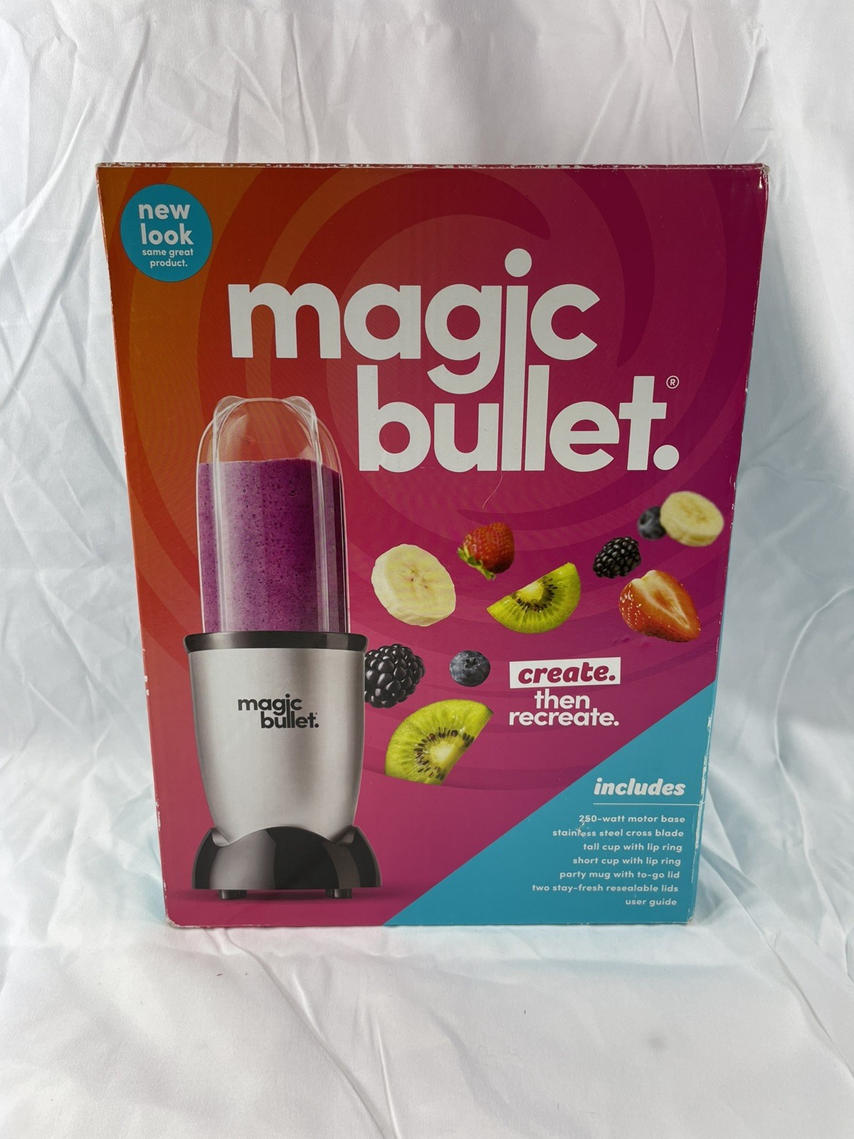 Magic Bullet MBR-1101 18oz Blender - Silver Brand New Sealed Box gallery