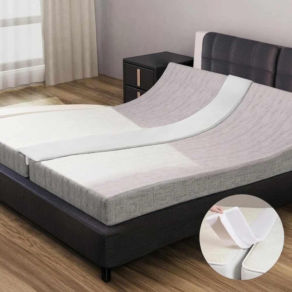 Split King Gap Filler for Adjustable Bed Twin to King Mattress Converter