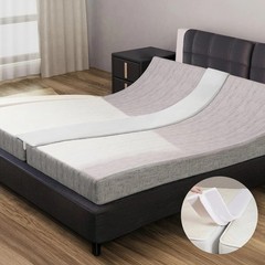 Split King Gap Filler for Adjustable Bed Twin to King Mattress Converter
