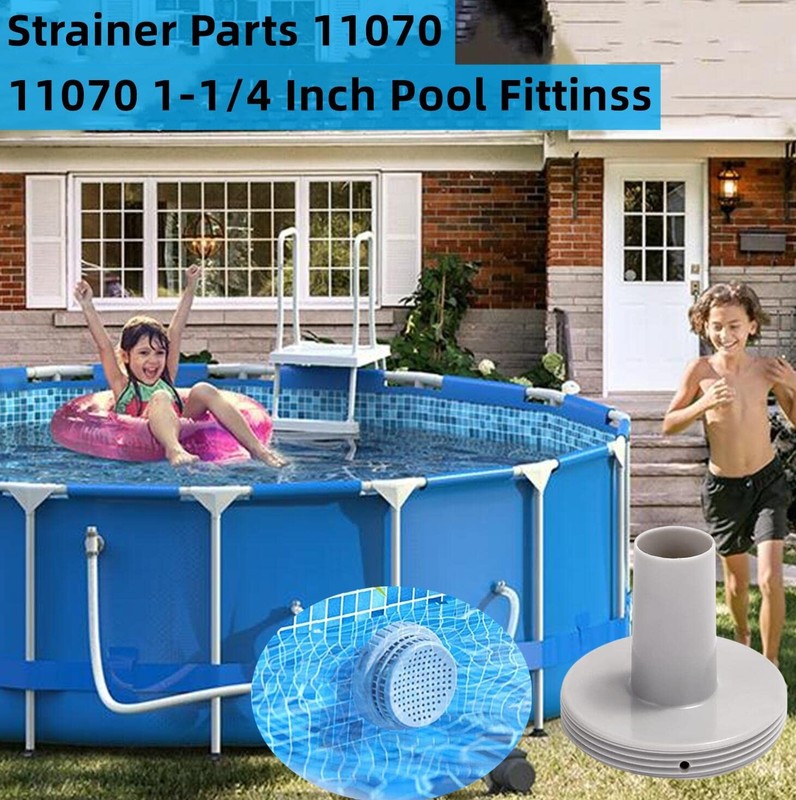 Pool Grid Strainer Connector for Intex 11/4" Inlet Fitting Set of 2 gallery
