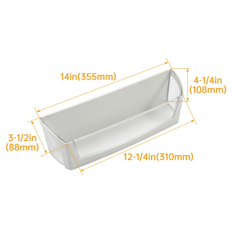 Compatible With Whirlpool Refrigerator WPW10212139 AP6017170 Door Shelf Bin gallery