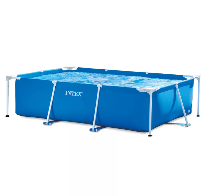 Intex 8.5ftx 26in Rectangular Frame Above Ground Backyard Swimming Pool 439 Gal gallery