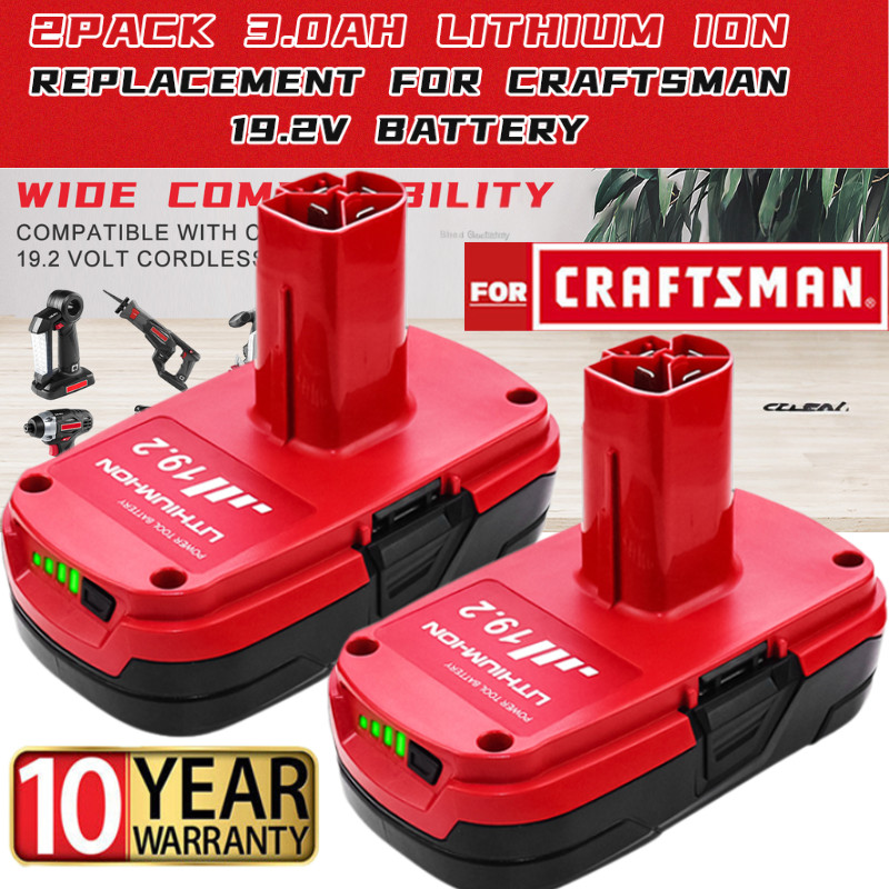2Pack For CRAFTSMAN 19.2 VOLT C3 LITHIUM DIEHARD BATTERY PACK 315.PP2011 3.0Ah gallery
